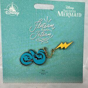 Disney Little Mermaid 132565 Flotsam & Jetsam Eels Duos Pin with Electrical Bolt